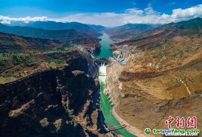 白鶴灘水電站。東方電氣供圖